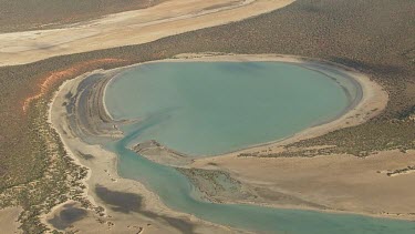 Aerial View of Francois Peron National Park Landscape