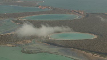 Aerial View of Francois Peron National Park Landscape