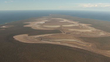 Aerial View of Francois Peron National Park Landscape