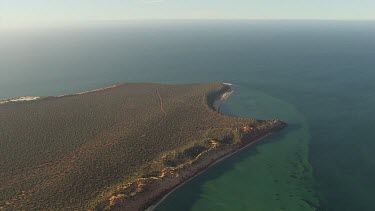 Aerial View of Francois Peron National Park Landscape