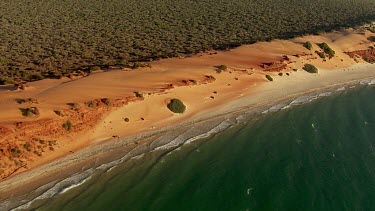 Aerial View of Francois Peron National Park Landscape