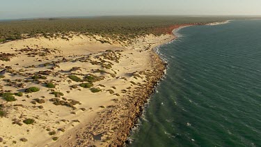 Aerial View of Francois Peron National Park Landscape