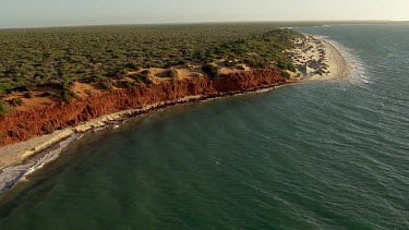 Aerial View of Francois Peron National Park Landscape