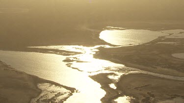 Aerial View of Francois Peron National Park Landscape