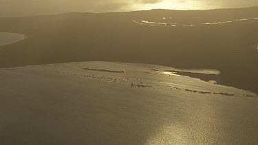 Aerial View of Francois Peron National Park Landscape