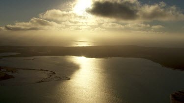 Aerial View of Francois Peron National Park Landscape