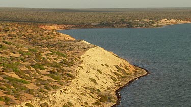 Aerial View of Francois Peron National Park Landscape