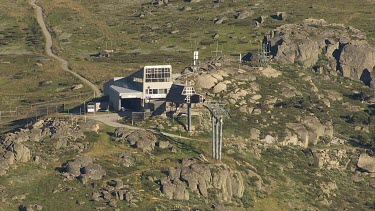 Aerial of Kosciuszko National Park Landcape - Kosciuszko Lift