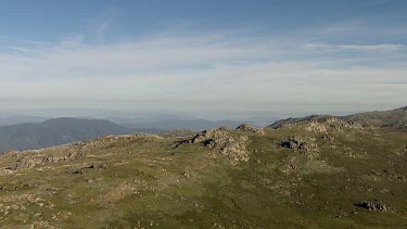 Aerial of Kosciuszko National Park Landcape