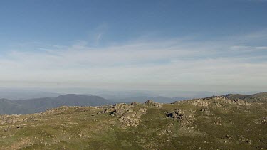 Aerial of Kosciuszko National Park Landcape