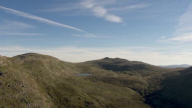Aerial of Kosciuszko National Park Landcape