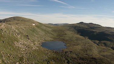 Aerial of Kosciuszko National Park Landcape