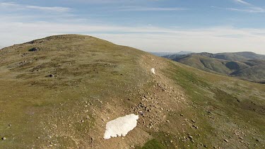 Aerial of Kosciuszko National Park Landcape