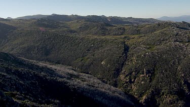 Aerial of Kosciuszko National Park Landcape