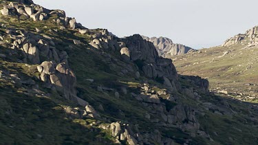 Aerial of Kosciuszko National Park Landcape
