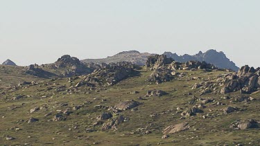 Aerial of Kosciuszko National Park Landcape
