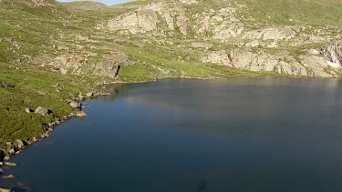 Aerial of Kosciuszko National Park - River