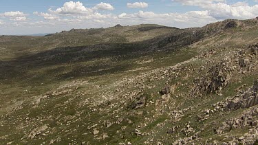 Aerial of Kosciuszko National Park -  Rocky Mountain Landscape