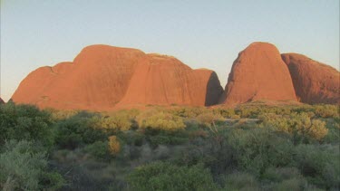 time lapse sunset over Kata Juta Olga's