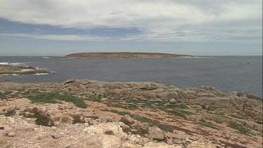 South Australia ocean and a rocky shore
