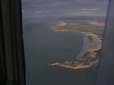 Inside a helicopter over the South Australia coast