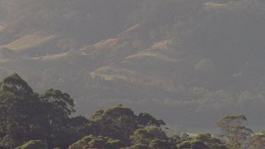 Mist over mountains