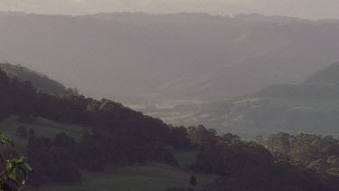 Mist over mountains