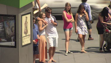 City life of Melbourne Federation Square