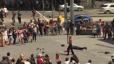 City life of Melbourne Federation Square