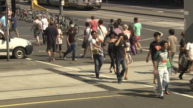 City life of Melbourne Federation Square