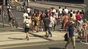 City life of Melbourne Federation Square