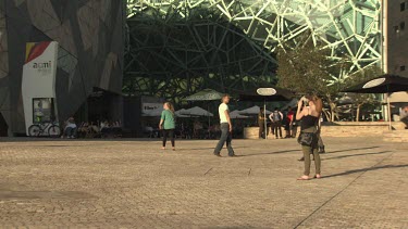 City life of Melbourne Federation Square