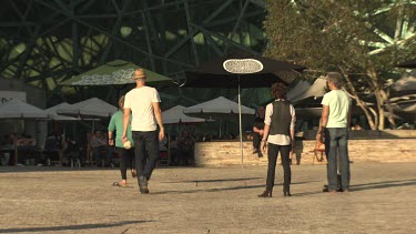 City life of Melbourne Federation Square