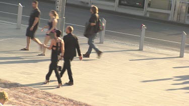 City life of Melbourne Federation Square