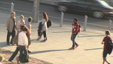 City life of Melbourne Federation Square