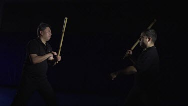 2 dangerous Stick Fighting_MWS_Slo Mo