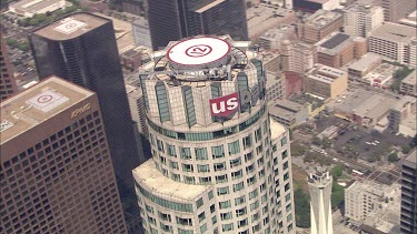 Los Angeles; LA. City skyline. Office towers, office blocks. Skyscrapers; architecture.