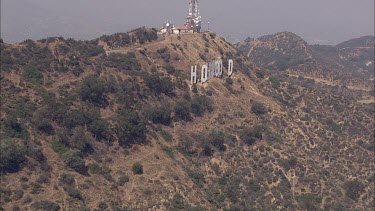 Hollywood. The Hollywood sign, Hollywood Hills. Los Angeles.