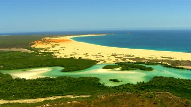 Beach near Broome, very sandy, desolate and empty.