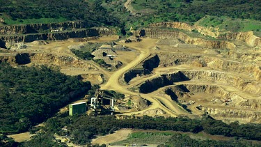Open cast mining South Australia, could be salt mining.