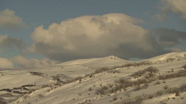 Snow-covered mountains