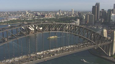 Climbers atop the Sydney Harbour Bridge