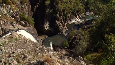 Cedar Creek Falls from lookout 1 ultra wide