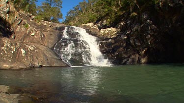 Cedar Creek Falls Second Falls from base 7 wide