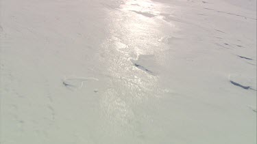 Aerial of Mount Everest Surface