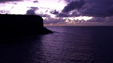 Aerial - Sydney - Leaving Port Jackson to Tasman Ocean