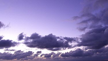 Aerial - Sydney - Leaving  Tasman Ocean and heading back to Sydney - Clouds