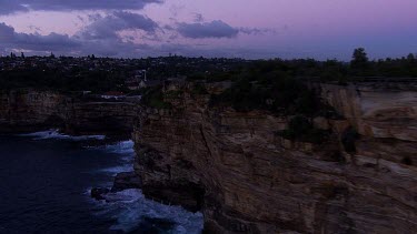 Aerial - Sydney - View of Watson Bay to Sydney City