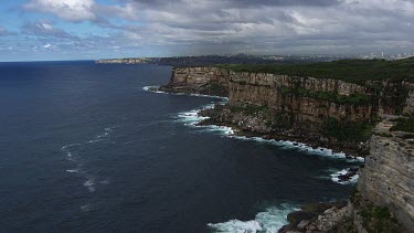 Aerial - Sydney - Sydney Coastline - View of Sydney City