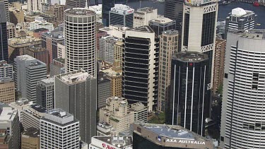 Sydney to Blue Mountains - Aerial - Sydney - View of  Sydney City Buildings